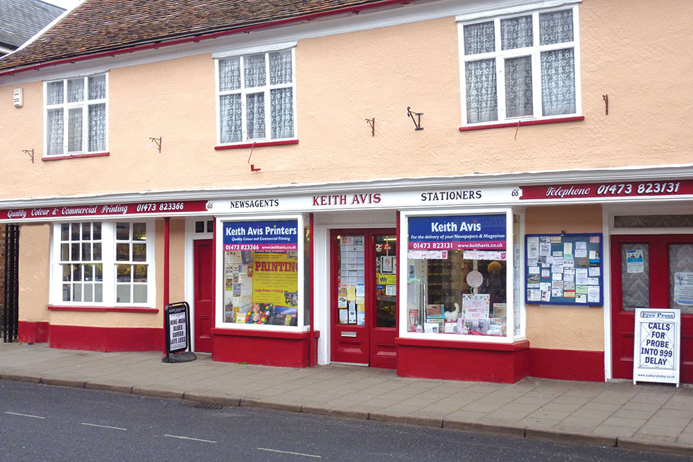 The Keith Avis Shopfront at 68 High Street, Hadleigh IP7 5EF